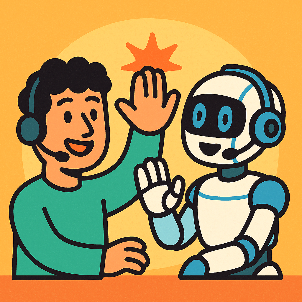 Imagen principal con IA atención al cliente pyme